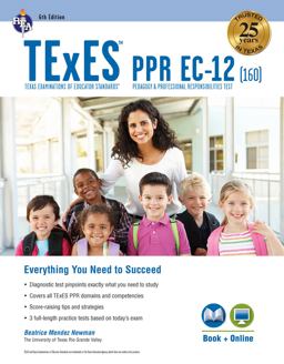 TExES PPR EC-12 (160) Book + Online 6th 9780738612546 Front Cover