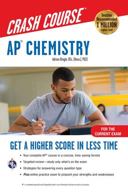 APï¿½ Chemistry Crash Course, For the 2021 Exam, Book + Online Get a Higher Score in Less Time 3rd 9780738612638 Front Cover