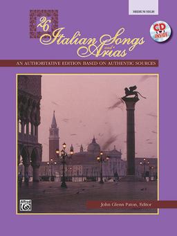 26 Italian Songs and Arias Medium High Voice, Book and CD  9780739000137 Front Cover