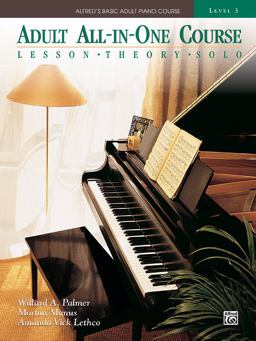 Alfred's Basic Adult All-In-One Course, Bk 3 Lesson * Theory * Solo, Comb Bound Book  9780739000687 Front Cover