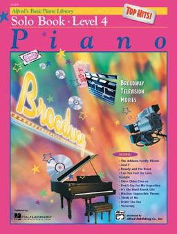 Alfred's Basic Piano Library Top Hits! Solo Book, Bk 4  9780739002995 Front Cover