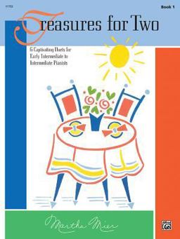 Treasures for Two, Bk 1 6 Captivating Duets for Early Intermediate to Intermediate Pianists  9780739003329 Front Cover