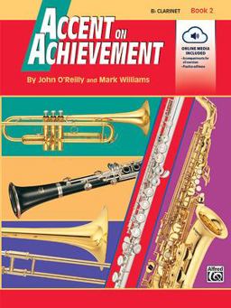 Accent on Achievement, Bk 2 B-Flat Clarinet, Book and Online Audio/Software  9780739004616 Front Cover