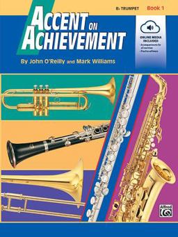 Accent on Achievement, Bk 1 B-Flat Trumpet, Book and Online Audio/Software  9780739004876 Front Cover