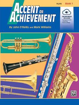Accent on Achievement, Bk 1 Flute, Book and Online Audio/Software  9780739005118 Front Cover