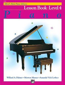 Alfred's Basic Piano Library Lesson Book, Bk 4  9780739009055 Front Cover