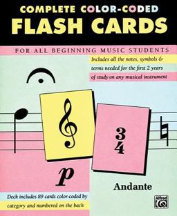 Complete Color-Coded Flash Cards For All Beginning Music Students, Flash Cards  9780739015575 Front Cover