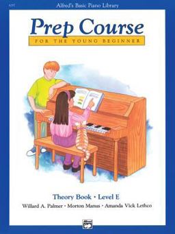 Alfred's Basic Piano Prep Course Theory, Bk E For the Young Beginner  9780739020241 Front Cover