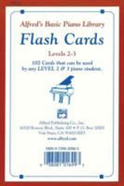Alfred's Basic Piano Library Flash Cards, Bk 2 And 3
