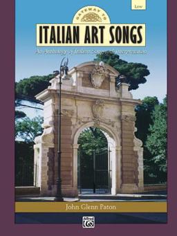 Gateway to Italian Songs and Arias Low Voice, Comb Bound Book  9780739035498 Front Cover