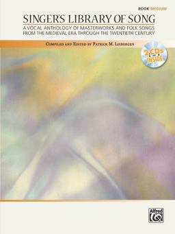 Singer's Library of Song Medium Voice, Book and 2 CDs  9780739036600 Front Cover