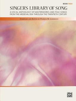Singer's Library of Song High Voice, Comb Bound Book  9780739036617 Front Cover