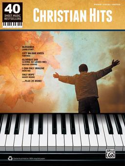 40 Sheet Music Bestsellers -- Christian Hits Piano/Vocal/Guitar  9780739081853 Front Cover