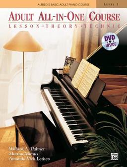 Alfred's Basic Adult All-In-One Course, Bk 1 Lesson * Theory * Technic, Book and DVD  9780739082423 Front Cover