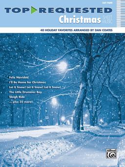 Top-Requested Christmas Sheet Music Easy Piano  9780739098967 Front Cover