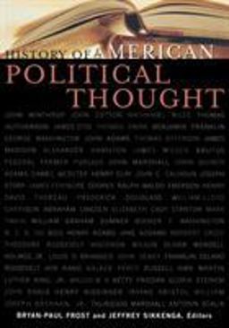 History of American Political Thought  9780739106242 Front Cover
