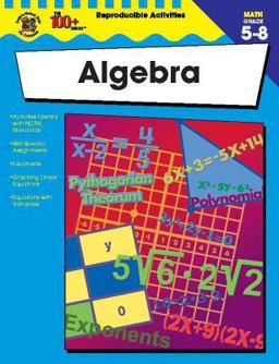 Algebra, Grades 5-8  9780742417885 Front Cover
