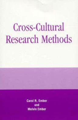 Cross Cultural Research Methods  9780742504271 Front Cover