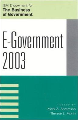 E-Government 2003 E-Government 2003