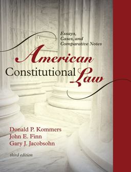 American Constitutional Law American Constitutional Law