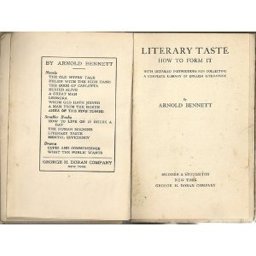 Literary Taste