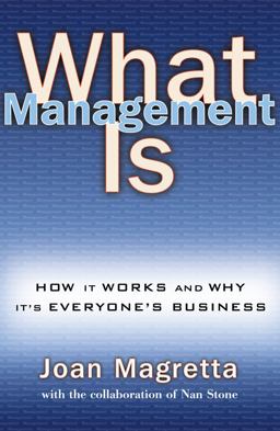 What Management Is How It Works and Why It's Everyone's Business  9780743203180 Front Cover
