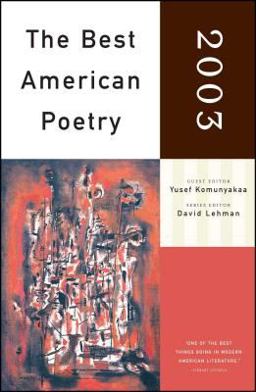 Best American Poetry 2003  9780743203883 Front Cover
