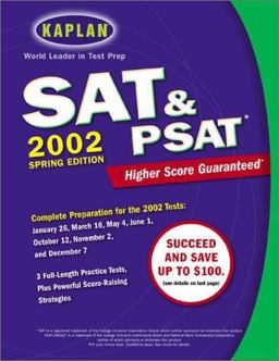 SAT and PSAT 2002