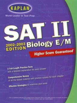Kaplan SAT II Biology 2002-2003