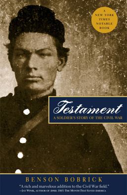 Testament A Soldier's Story of the Civil War  9780743251136 Front Cover