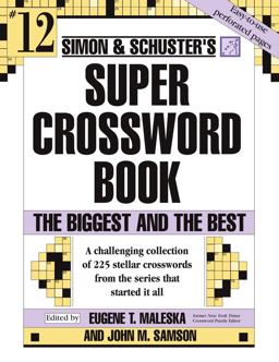 Simon and Schuster Super Crossword Puzzle Book #12