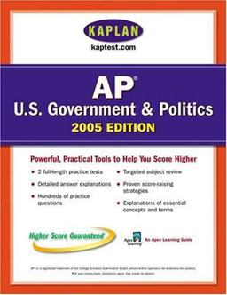 AP US Government and Politics 2005 An Apex Learning Guide  9780743260602 Front Cover