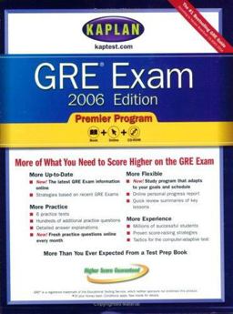 GRE Exam 2006, Premier Program