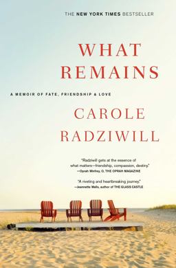 What Remains A Memoir of Fate, Friendship, and Love  9780743277181 Front Cover