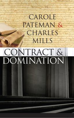 Contract and Domination  9780745640044 Front Cover