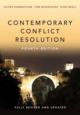 Contemporary Conflict Resolution 4th 9780745687223 Front Cover