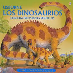 Los Dinosaurios Con Cuatro Puzzles Sencillos