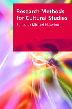 Research Methods for Cultural Studies  9780748625772 Front Cover