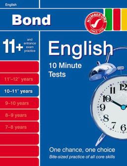 Bond 10 Minute Tests 10-11 Years English
