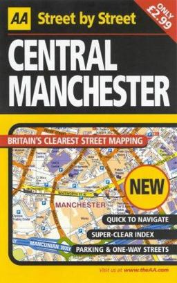 Street by Street Central Manchester Map