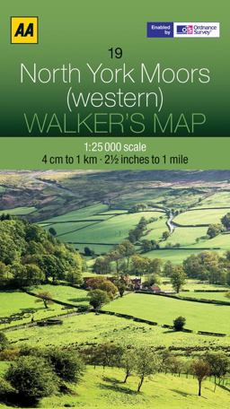 Walker's Map North York Moors (western)