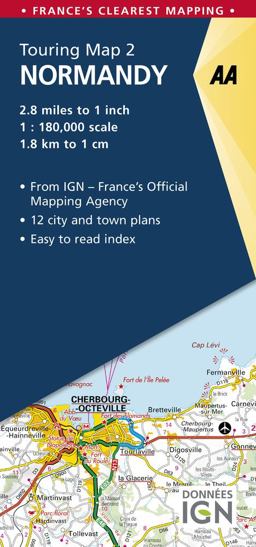 Normandy Touring Map