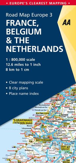 Road Map France, Belgium and the Netherlands