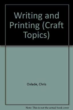 Writing and Printing