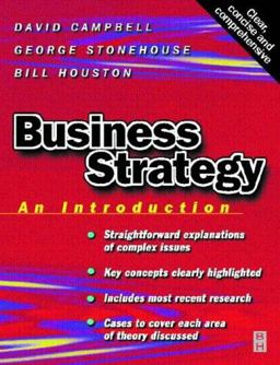 Business Strategy An Introduction  9780750642071 Front Cover