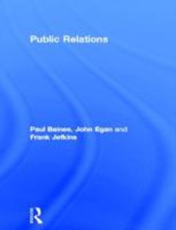 Public Relations 3rd 9780750657242 Front Cover