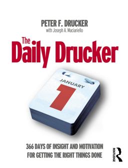 Daily Drucker  9780750665995 Front Cover