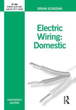 Electric Wiring Domestic 13th 9780750687355 Front Cover