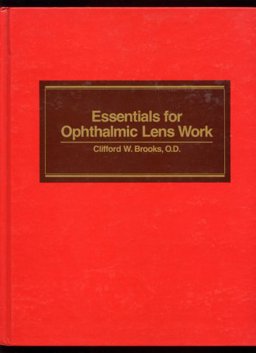 Essentials for Ophthalmic Lens Work  9780750692489 Front Cover
