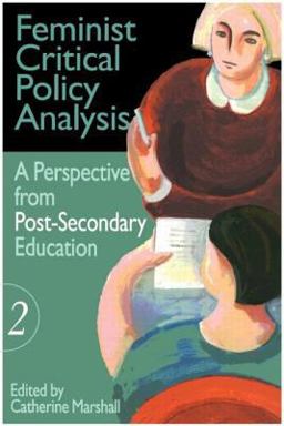 Feminist Critical Policy Analysis  9780750706551 Front Cover